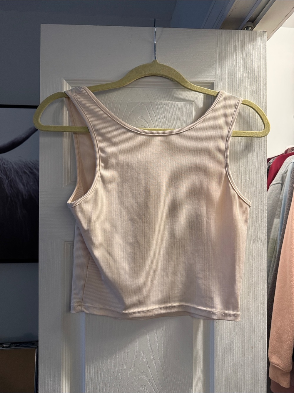 Not My First Rodeo Cream Graphic Rib Tank Top - Picture 2 of 2